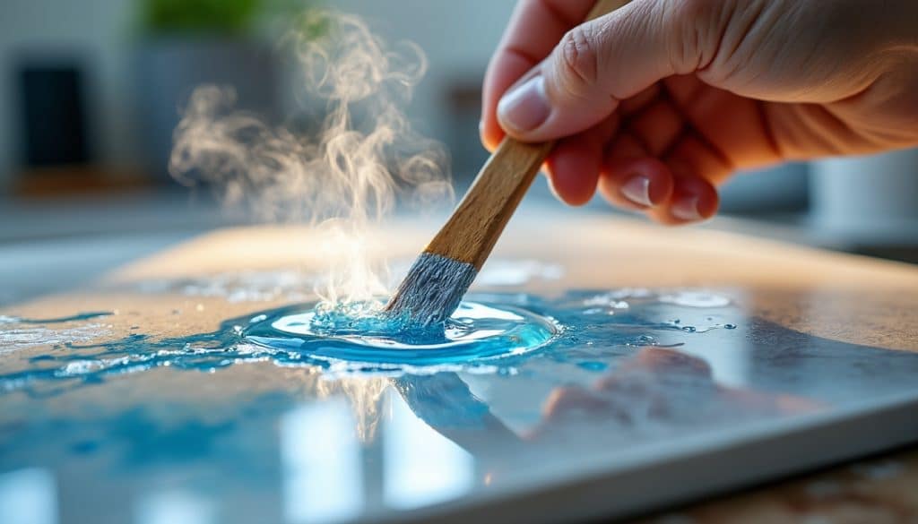 Résine acrylique : la technique et son odeur caractéristique