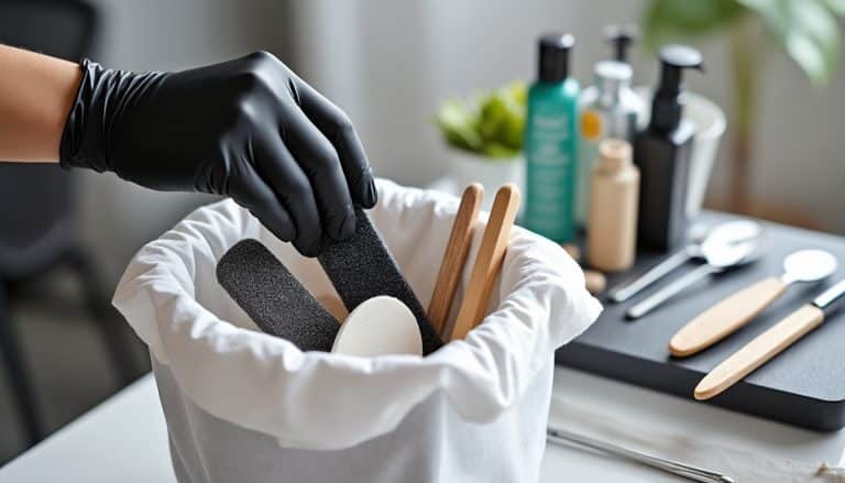 Usage unique : ce qui doit être jeté après chaque cliente